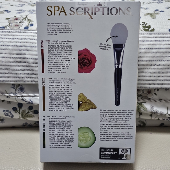 SPA SCRIPTIONS Gel Face Mask With Mask Applicator - Picture 9 of 10